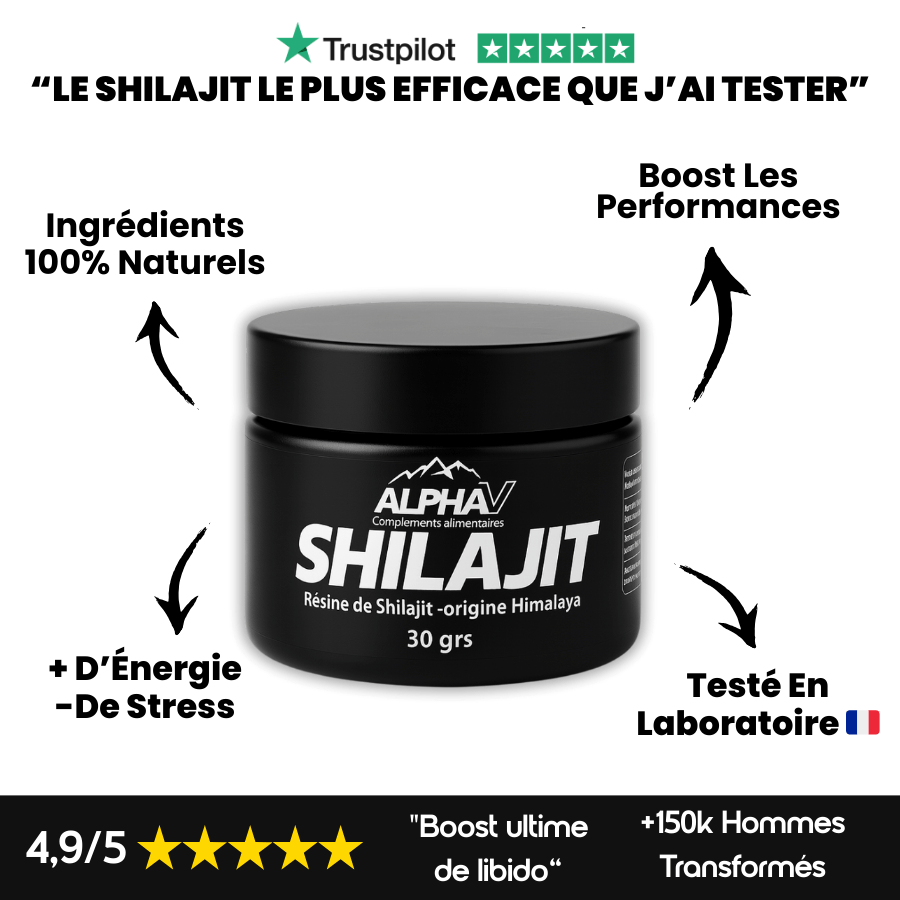 Résine de Shilajit Pure et Moderne