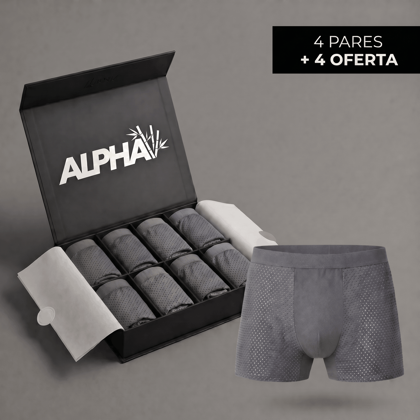 Boxers em fibra de bambu premium – conforto revolucionado ao longo de todo o dia