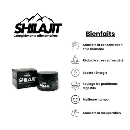 Résine de Shilajit Alphav