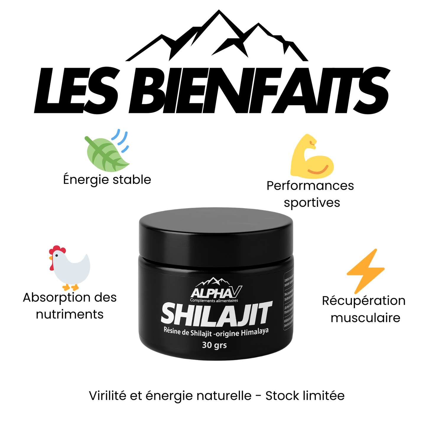 Résine de Shilajit Alphav™️ Quentin
