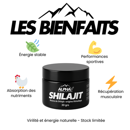 Résine de Shilajit Alphav™️ Quentin