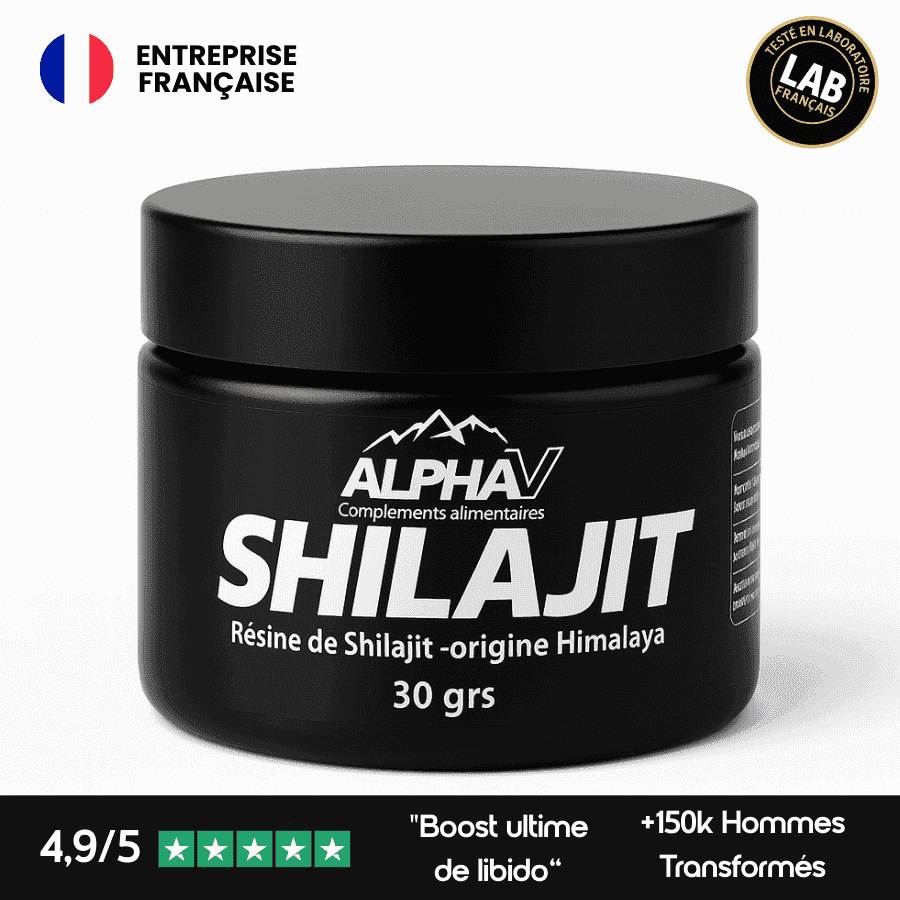 Shilajit AlphaV : Retrouvez votre puissance masculine