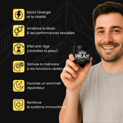 Résine de Shilajit Pure et Moderne