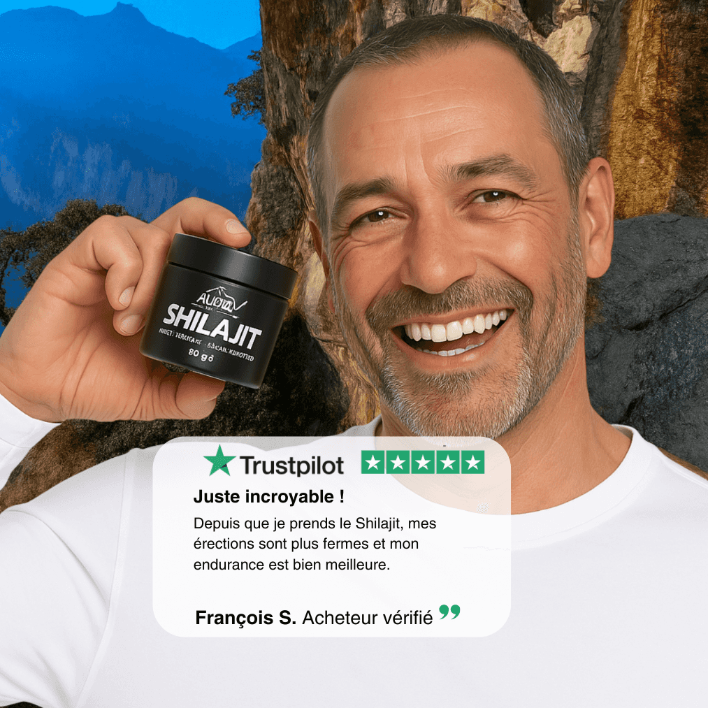 Shilajit AlphaV : Retrouvez votre puissance masculine