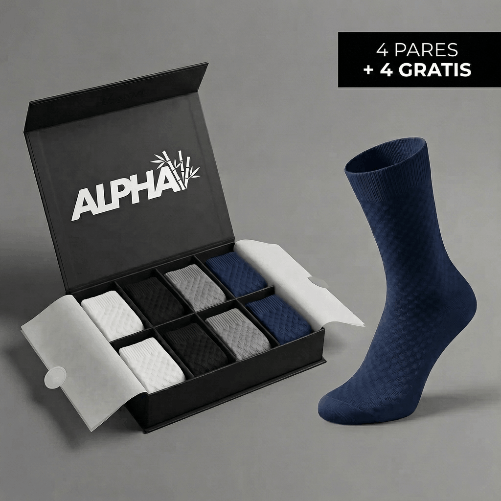 Calcetines Alphav de media caña en fibra de bambú premium