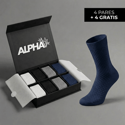 Calcetines Alphav de media caña en fibra de bambú premium
