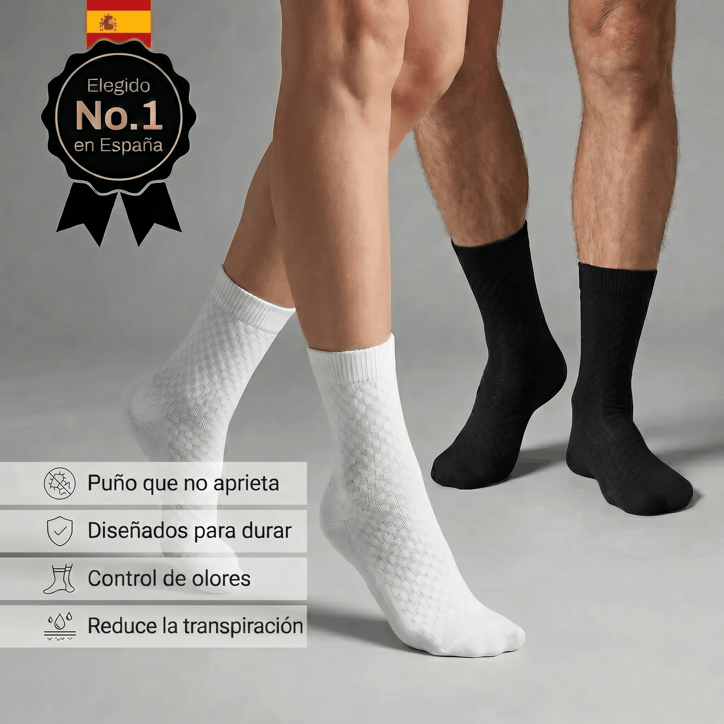 Calcetines Alphav de media caña en fibra de bambú premium