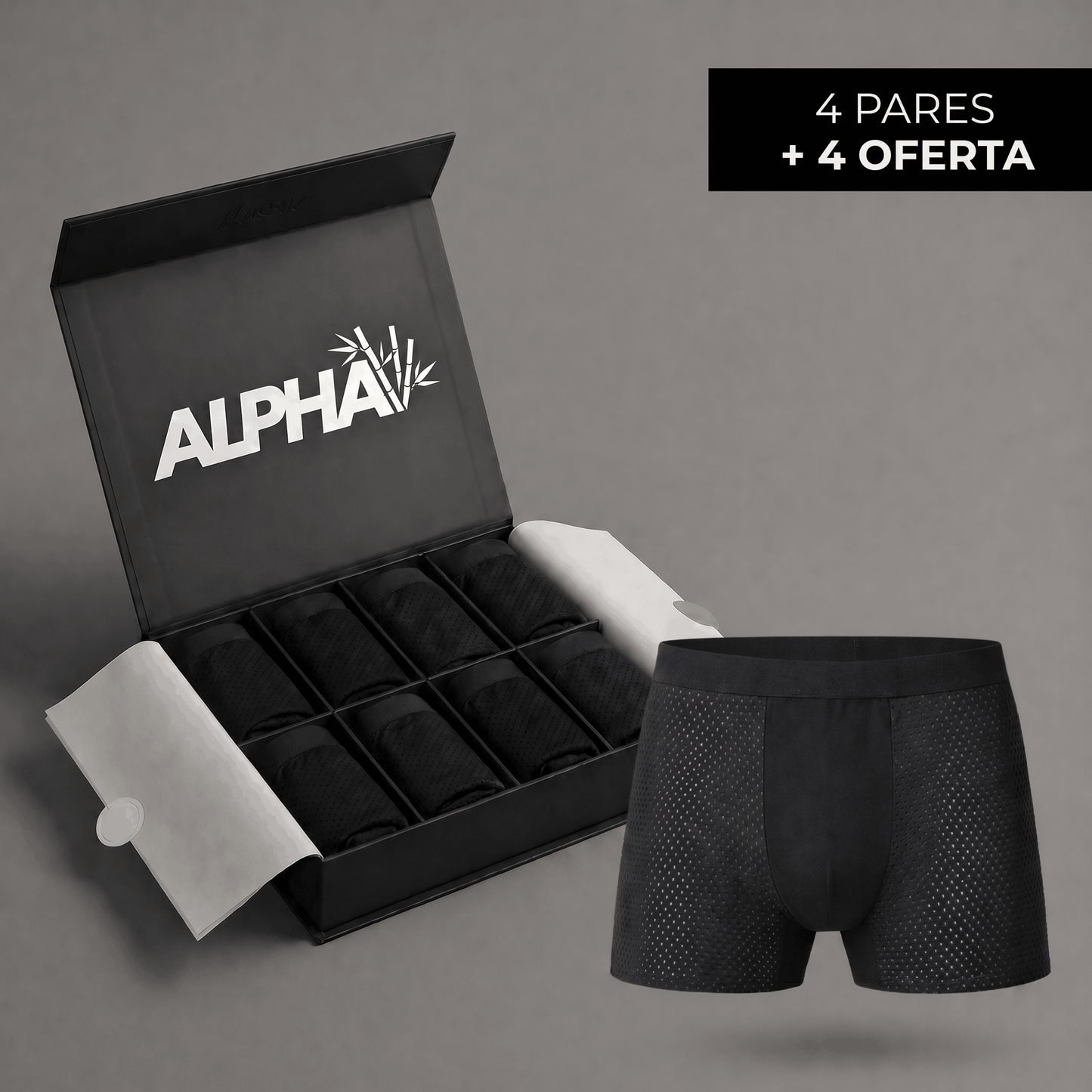 Boxers em fibra de bambu premium – conforto revolucionado ao longo de todo o dia
