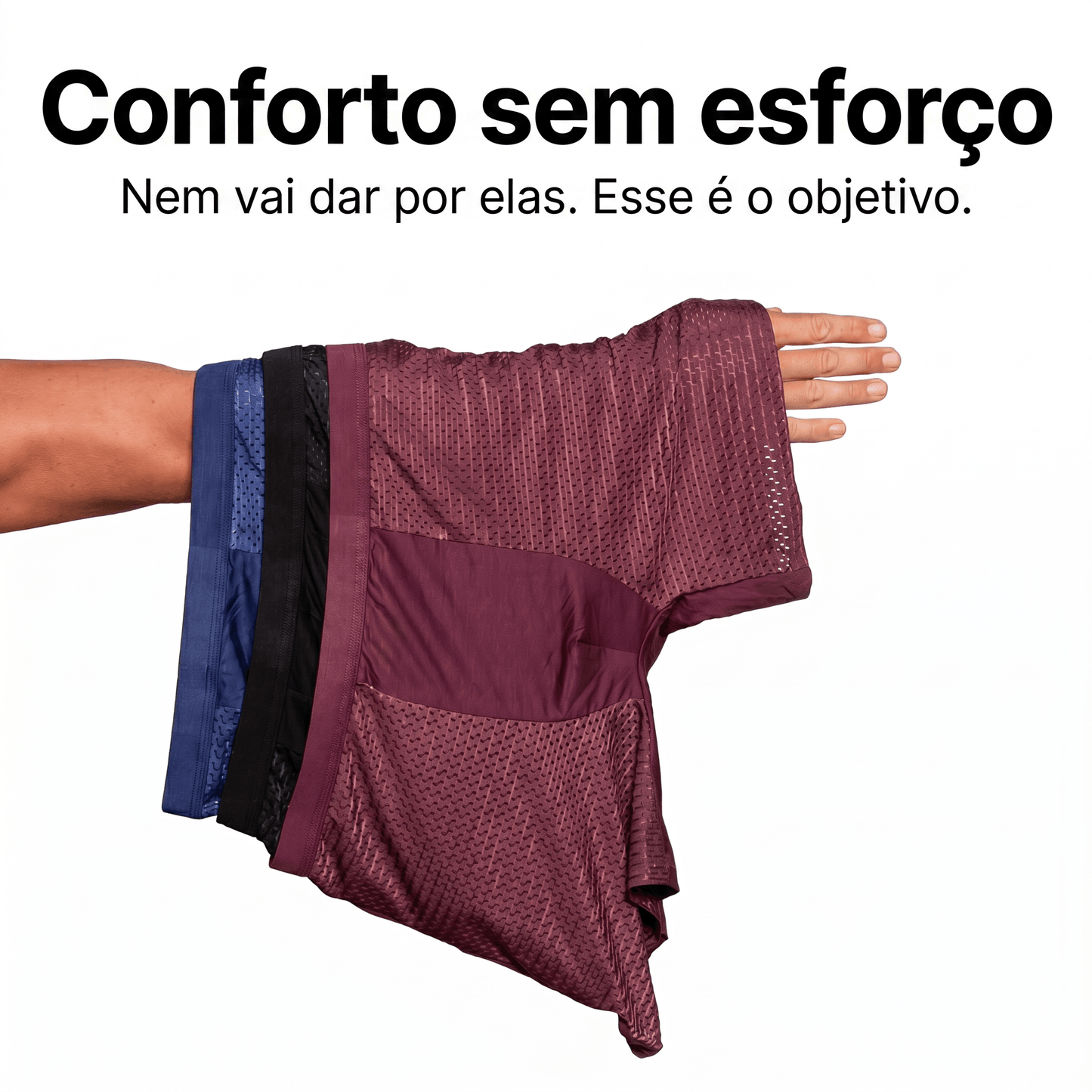 Boxers em fibra de bambu premium – conforto revolucionado ao longo de todo o dia