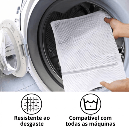 Conjunto de 3 sacos de lavagem premium – especial para fibras de bambu