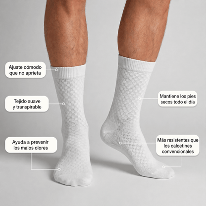 Calcetines Alphav de media caña en fibra de bambú premium